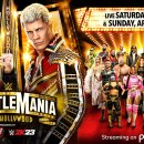 2023 WWE WRESTLEMANIA 39 대진표 이미지