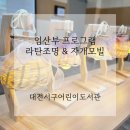 꿈드림 작은도서관 | 대전서구어린이도서관에서 열린 임산부 공예수업 - 라탄공예 조명등 &amp; 마크라메 자개모빌 출강후기