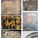 모자이크B | 호메로스 아닌 아이스킬로스 트로이 전쟁을 선택한 영국 로마 모자이크