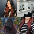 대구 삼덕동 미용실 시크릿투톤 염색 긴머리 레이어드컷 리틀살롱