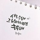 초승달캘리 이미지