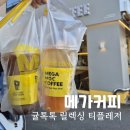 메가엠지씨커피평택여중점 | 메가커피 신상 '귤 톡톡 릴렉싱 티플레저', '라이트 바닐라 아몬드라떼' 먹은 후기