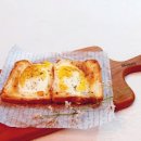에어프라이어 마약토스트 만들기 식빵 계란토스트 요리 이미지