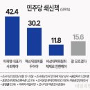 민주당 쇄신책 1위 "이재명 사퇴" 이미지