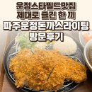 운정온누리약국 | 파주운정돈까스라이팅 후기 — 운정스타필드돈까스 제대로 즐긴 한 끼 / 요리바리의 방문 기록
