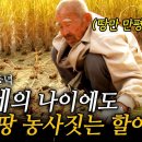 101세의 나이에 만평의 땅을 농사짓는 할아버지. 누구의 도움도 없이 아들과 단 둘이 관리한다!ㅣ 이미지