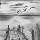 연필 한자루로 담아내는 세상, 소묘 이미지