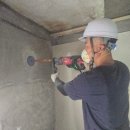 세곡-125 | 주방 후드 배관 125파이 벽 구멍 뚫기 PVC배관 및 방충 마감캡 설치 시공 가능