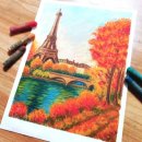 부드러운 감성 오일파스텔 이미지