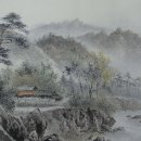 한국화(수묵 담채화) 이미지