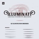 Illuminati Vintage Woodcut Brushes 이미지