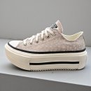 더블스택 | 👟✨ 새로운 차원의 스니커즈 컨버스 척테일러 올스타 리프트 더블 스택 A17884C 파피루스 / 키높이 운동화