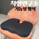 허리 통증을 완화할 수 있는 착한연구소 기능성방석 솔직후기