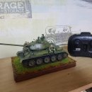 타미야 rc탱크 1/35 T-34 도색 완성작 판매합니다 (판매완료) 이미지