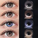 (주)빅스푼코퍼레이션 | 아이샤렌즈 데카메시리즈 &#39;키스미&#39; 축고정렌즈 4종 색상 발색 빅직경렌즈