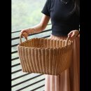 한 올 한 올 엮어서 라탄바구니 | 라탄 수납 바구니 하나면 정리왕 등극