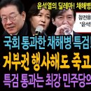 국회 통과한 채해병 특검! 윤석열 정권 관통했다! 거부권 행사해도 죽고, 안해도 죽는다! 채해병 특검 통과는 최강 민주당의 22대 국회 이미지