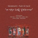 서울대교구 개포동성당 우니따스 성가대 연주회 "Mendelssohn : Psalm 42 Op.42" 이미지