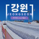 겨울 가볼 만한 곳 강원도 정선 하이원 스노우월드 평일 후기