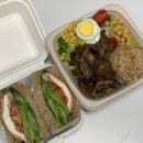샌드위치, 샐러드 포장 | 광주 수완지구 샌드위치 맛집 샐러드밥 포케 포장 후기