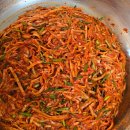 장마 오기전에 여름🥬 배추김치와 🌿열무김치 담기 이미지