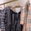 버버리현대무역3점(남성)주 | [BURBERRY] 버버리 남성 바람막이 리버시블 체크 후드자켓 면세 쇼핑 착샷 후기