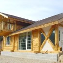 통나무집 이미지