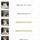 봄꽃달케이크 이미지