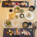 세븐일레븐제주삼양해수욕장점 | 삼양해수욕장 맛집 바다 보며 즐기는 제주 초밥 맛집 스시산요 세트 후기
