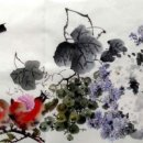 화가와 꽃 이미지