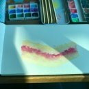 수채화 케이크 이미지