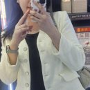 신세계백화점 강남점 틸아이다이 나나 트위드자켓 핑크 M사이즈 후기