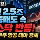 마감시황] 9/17 코스닥만 상승마감 / 외국인 2.5조 순매도 / 시총상위주 대부분 약보합 / 우주항공, 방산주 상승세 이미지