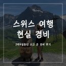 스위스 여행 경비 / 후덜덜했지만 알차게 썼던 현실 물가 후기!