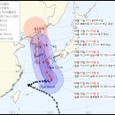 6호 태풍 카눈 22시 예보상황 ㅎㄷㄷㄷ 이미지