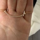 로즈멍 | 코 T스마일(티스마일) 목걸이 스몰 펜던트 (홀다이아 버전) 로즈 골드 착용샷 및 장단점 후기 명품 목걸이