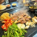 마포화덕 | 영등포구청역 고깃집 마포화덕 미나리삼겹살 저녁데이트 후기