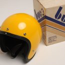 1970&#39;s Vintage classic buco solid color(yellow,orange) helmet !!! 이미지