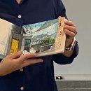 색연필로 그리는 풍경화 이미지