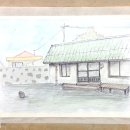 수채 드로잉 이미지