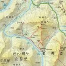 순창 용궐산(요강바위) / 무량산 산행지도(참고자료) 이미지