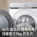 으뜸세탁소 | 삼성건조기 21kg DV21DG8600BW｜으뜸효율 1등급 환급 가능한 2025년형 AI 건조기 추천