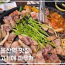 도호길 | 울산역 맛집 ㅣ 고기애파무쳐 단체 모임 가능 미나리 삼겹살 먹은 후기