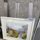 연필스케치와 꽃그림 이미지