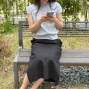 디자인리브가 | 시에 리버 모크넥 돌먼 니트 후기｜포그블루 착용, 여름 반목 니트 추천