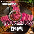 상무지구 소고기 맛집 하나비 내돈내산 후기