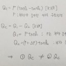 역률 개선 전력용 콘덴서 용량 구하는 방법에 대해서 질문드립니다 이미지