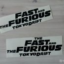 TaD-FastFurious패스트퓨리어스분노의질주스티커데칼-블랙,무광블랙-주문제작 이미지