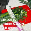 도마 | 도마 교체 주기 + UH홈데코 도마 후기 (대파 썰어봄)