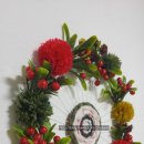 크리스마스 위빙 리스 이미지